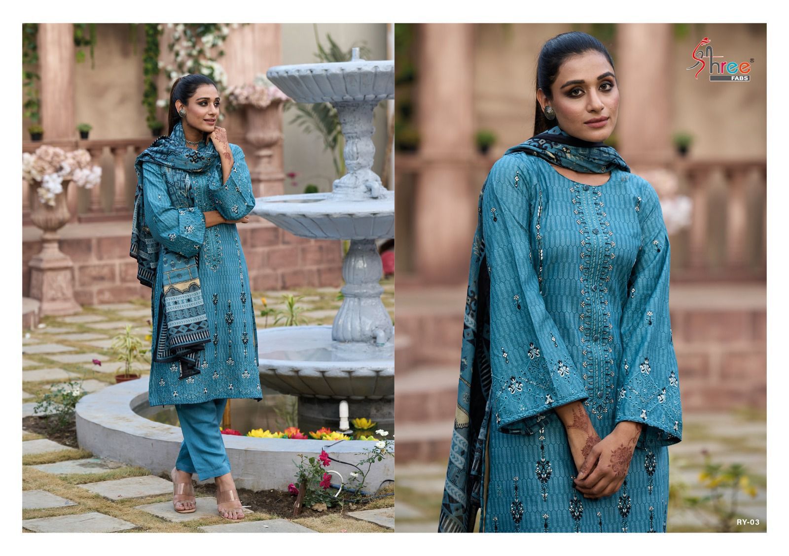 Riwayat Vol 1 Shree Fabs Lawn Cotton Pakistani Salwar Suits