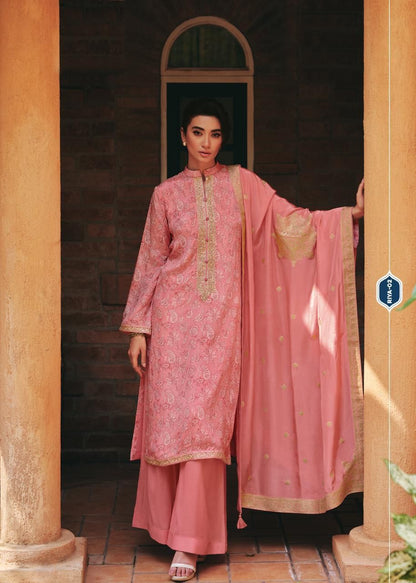 Riya Varsha Fashions Habutai Silk Plazzo Style Suits