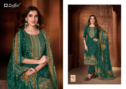 Riyana Zulfat Designer Pashmina Suits