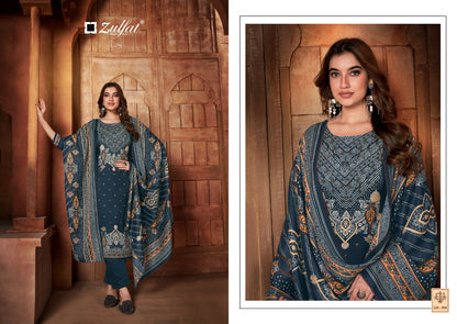 Riyana Zulfat Designer Pashmina Suits
