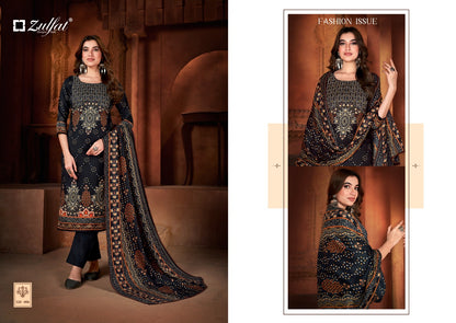 Riyana Zulfat Designer Pashmina Suits