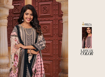 Riyasat-4 Ibiza Muslin Pant Style Suits