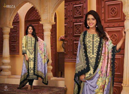 Riyasat-4 Ibiza Muslin Pant Style Suits