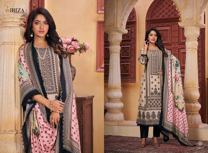 Riyasat-4 Ibiza Muslin Pant Style Suits