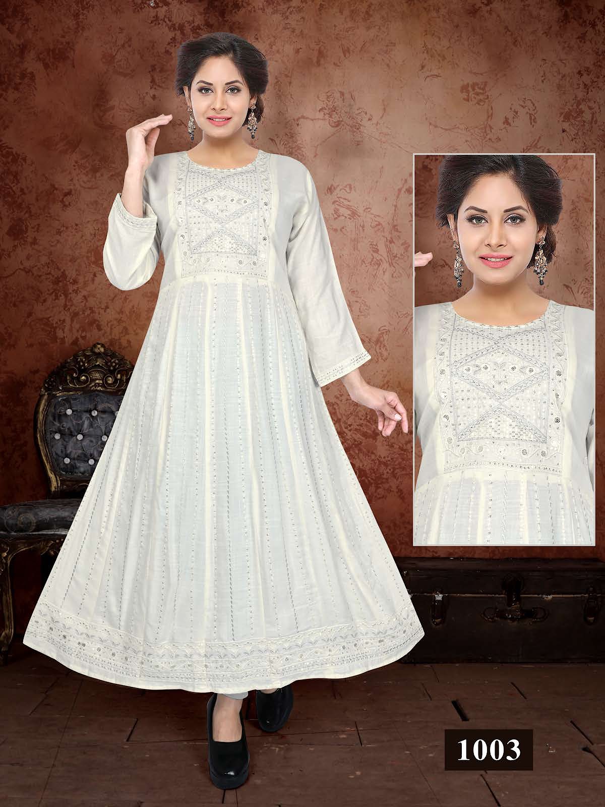 Road Vol 1 Kavinay Rayon Anarkali Kurtis