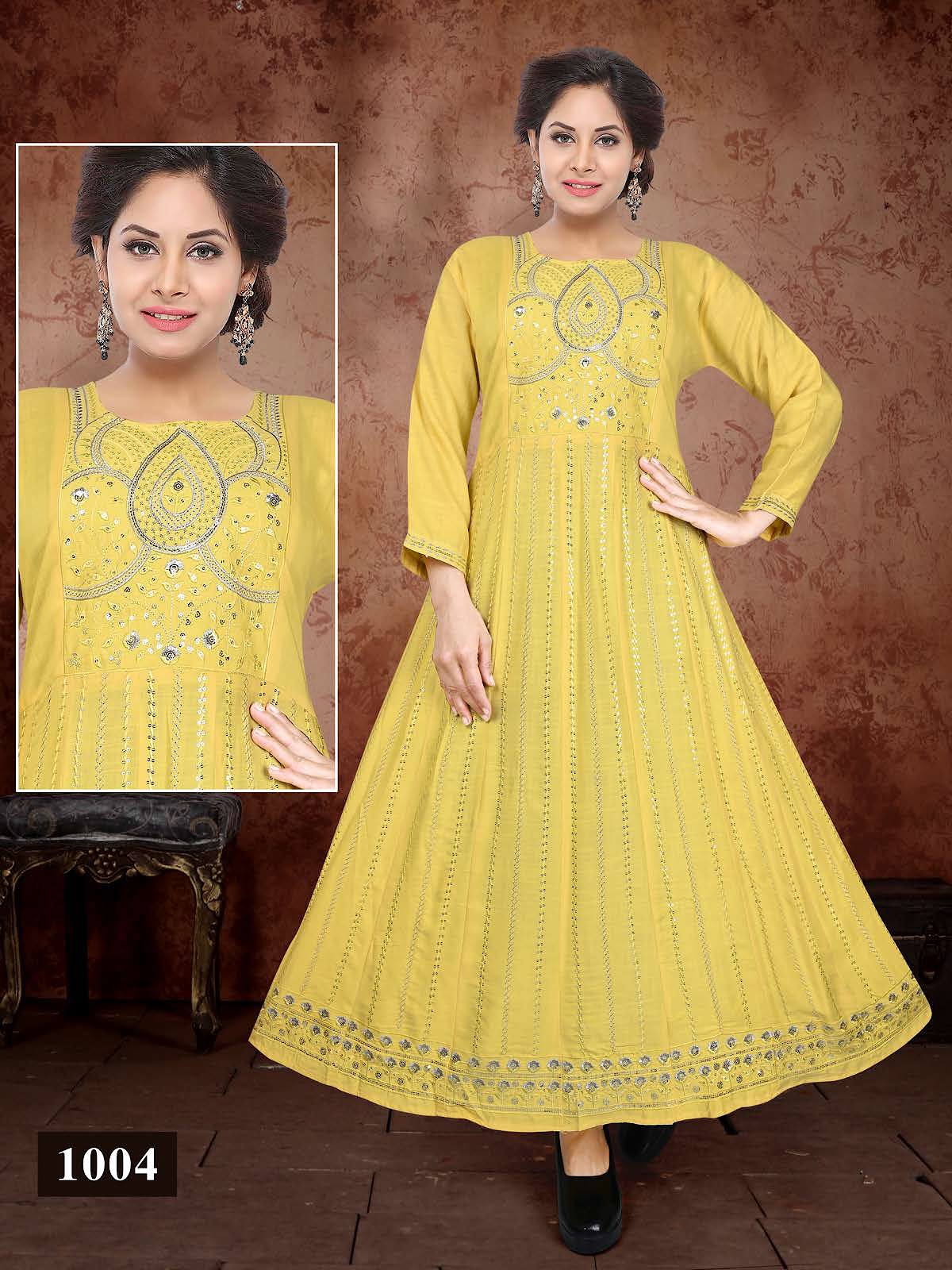 Road Vol 1 Kavinay Rayon Anarkali Kurtis