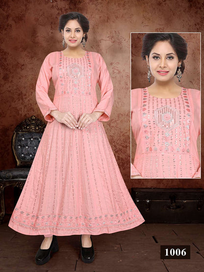 Road Vol 1 Kavinay Rayon Anarkali Kurtis