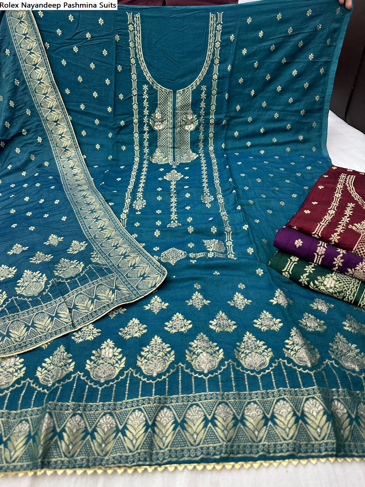 Rolex Nayandeep Pashmina Suits