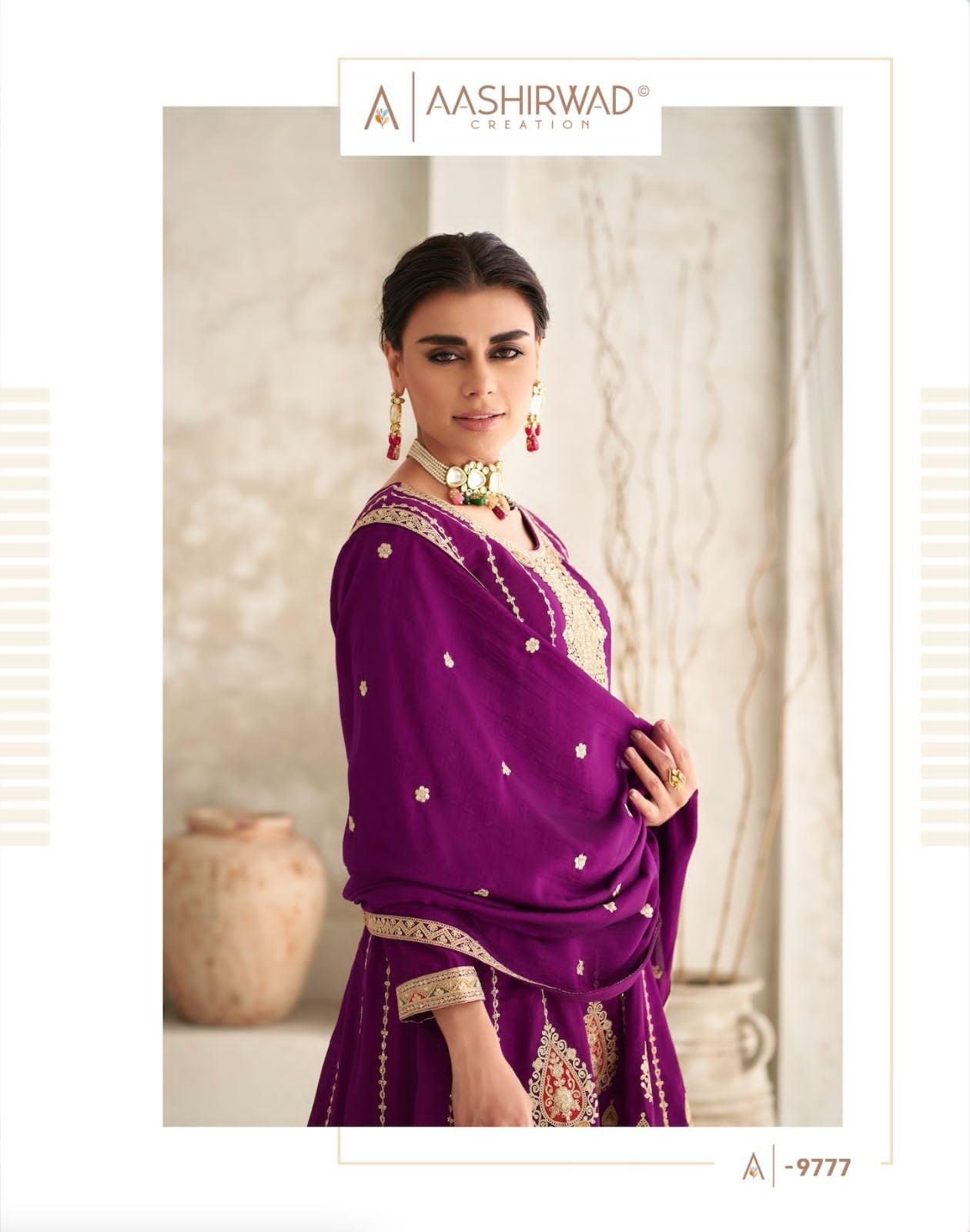 Romani Aashirwad Creation Silk Readymade Suits