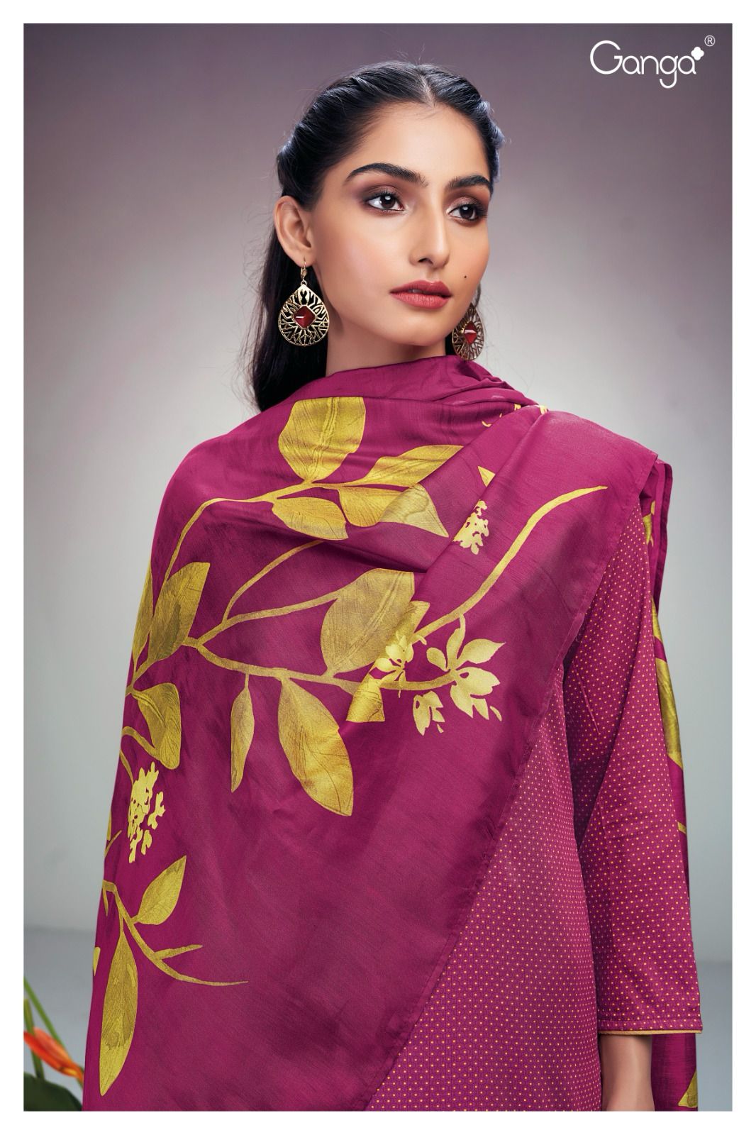 Ronali 2089 Ganga Cotton Silk Plazzo Style Suits