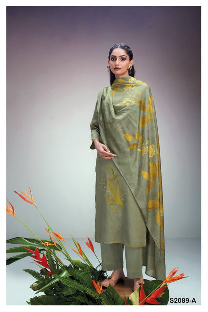 Ronali 2089 Ganga Cotton Silk Plazzo Style Suits