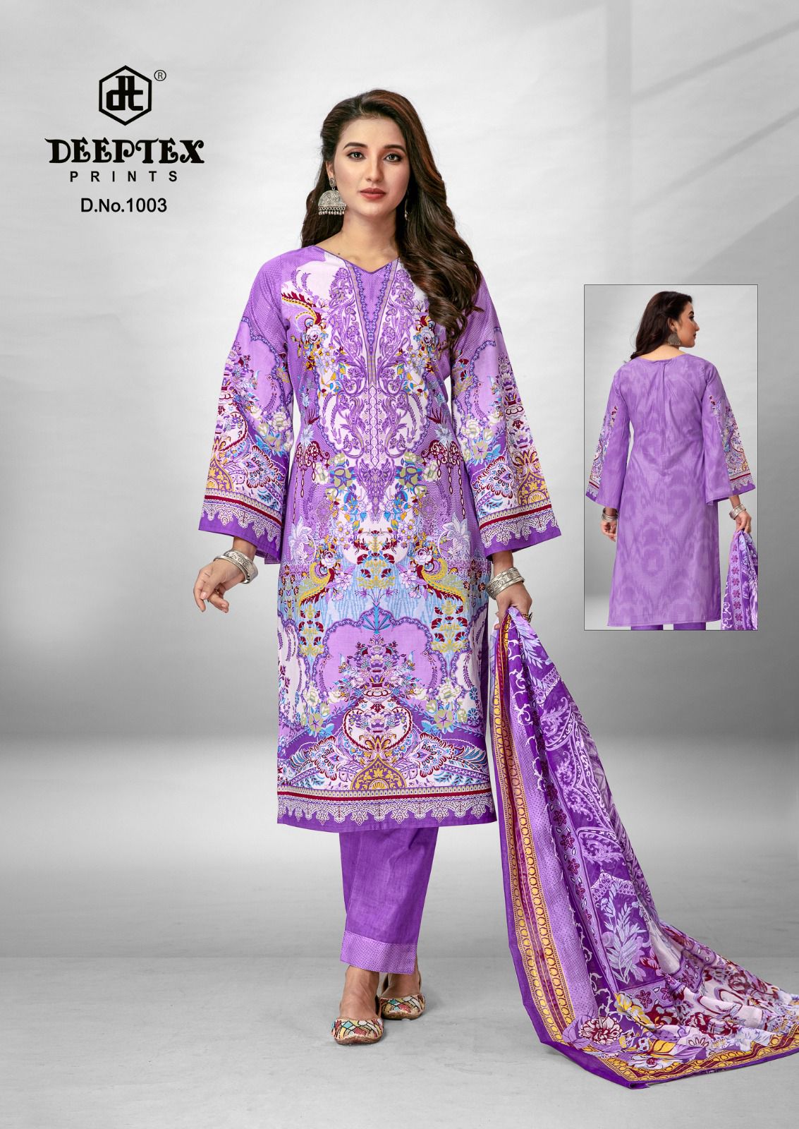 Roohi Zara Vol 1 Deeptex Prints Poplin Cotton Karachi Salwar Suits