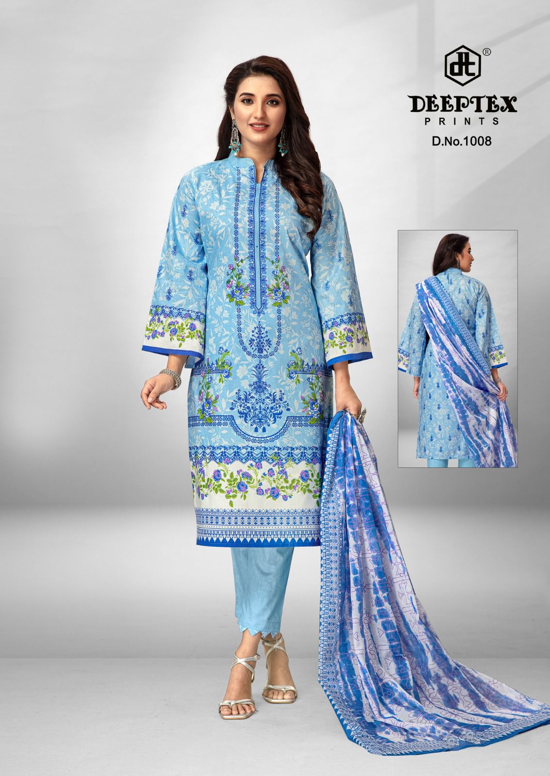 Roohi Zara Vol 1 Deeptex Prints Poplin Cotton Karachi Salwar Suits