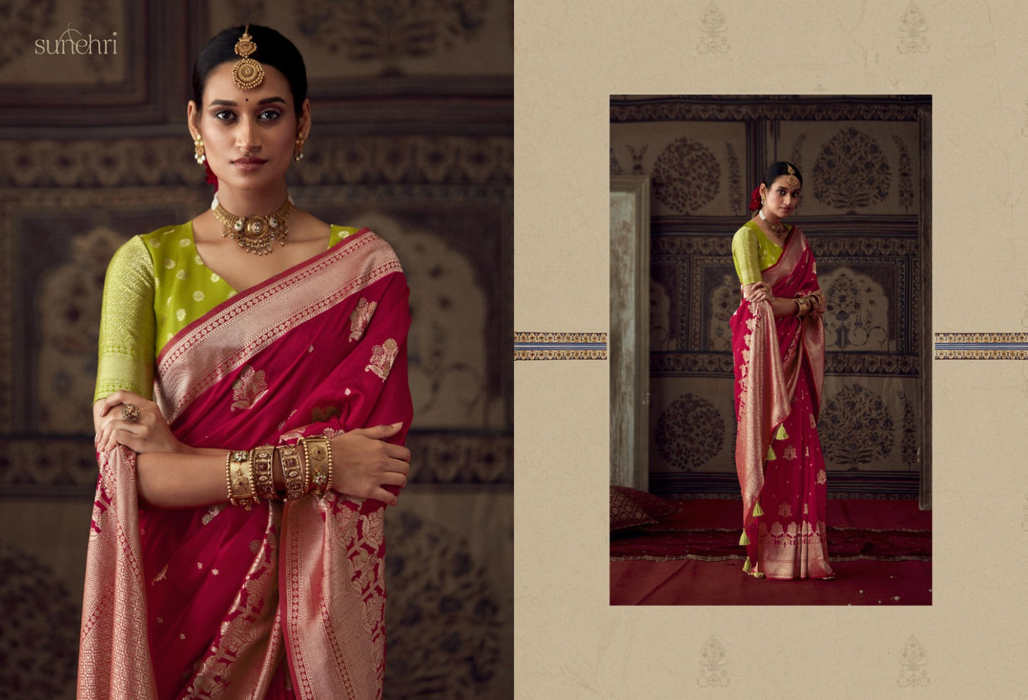Roop Kala Sunehri Banarasi Sarees