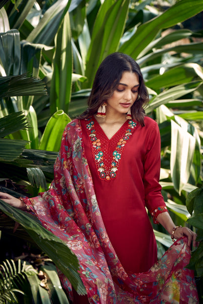 Roop Mohini Vitara Roman Silk Readymade Pant Style Suits