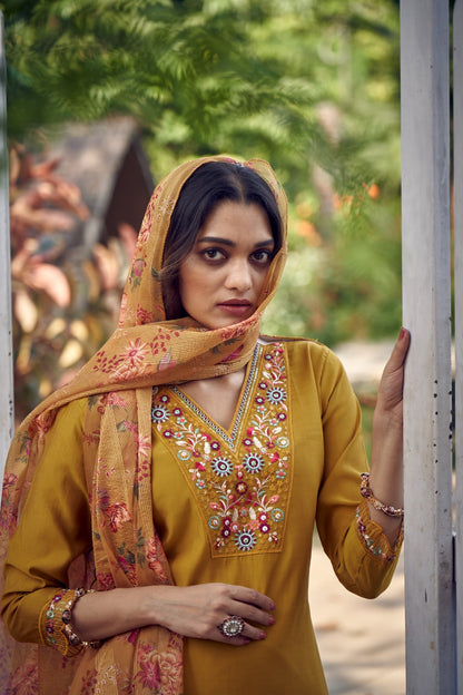 Roop Mohini Vitara Roman Silk Readymade Pant Style Suits