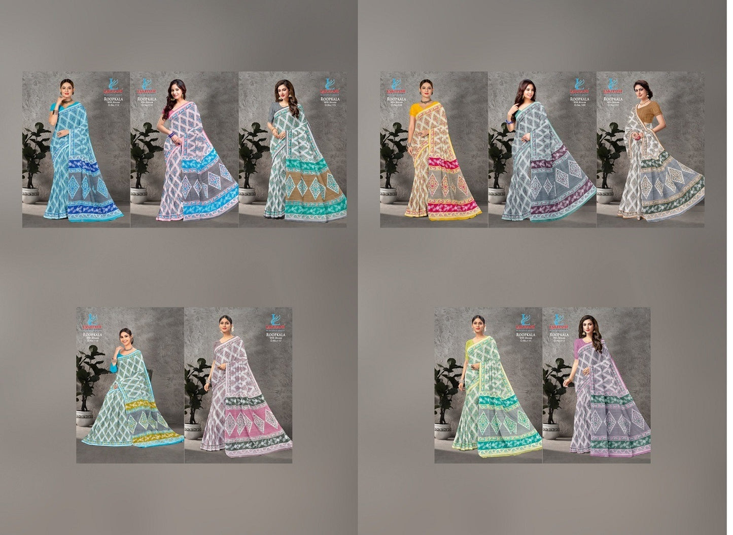 Roopkala Lakhani Cotton Sarees