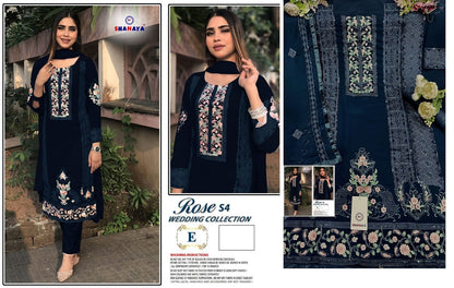 Rose S4 Wedding Collection Vol 2 Shanaya Fashion Georgette Pakistani Salwar Suits