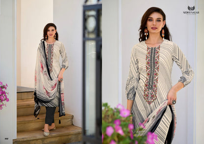 Rose Siddhi Sagar Muslin Silk Pant Style Suits