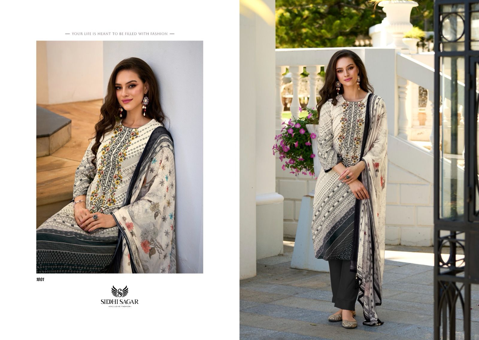 Rose Siddhi Sagar Muslin Silk Pant Style Suits