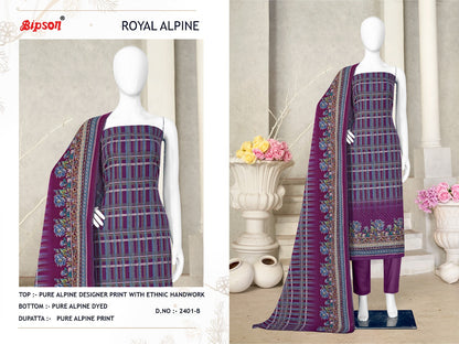 Royal Alpine 2401 Bipson Prints Pant Style Suits