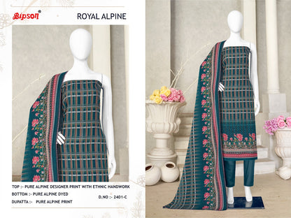 Royal Alpine 2401 Bipson Prints Pant Style Suits