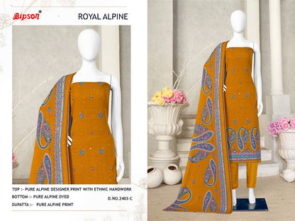Royal Alpine 2403 Bipson Prints Pant Style Suits