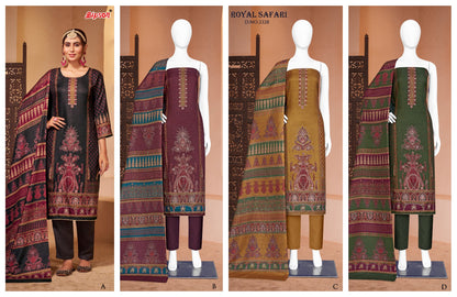 Royal Safari 2328 Bipson Prints Pashmina Suits