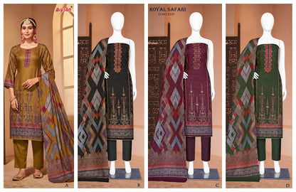 Royal Safari 2329 Bipson Prints Pashmina Suits