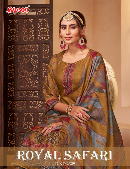 Royal Safari 2329 Bipson Prints Pashmina Suits
