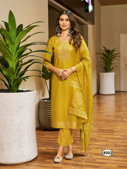 Royal Touch Vol 4 Blue Hills Rayon 14Kg Readymade Pant Style Suits