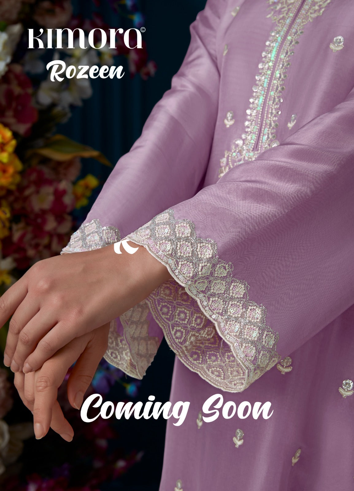 Rozeen Kimora Heer Modal Silk Pant Style Suits