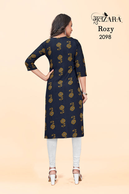 Rozy Gulzara Knee Length Kurtis