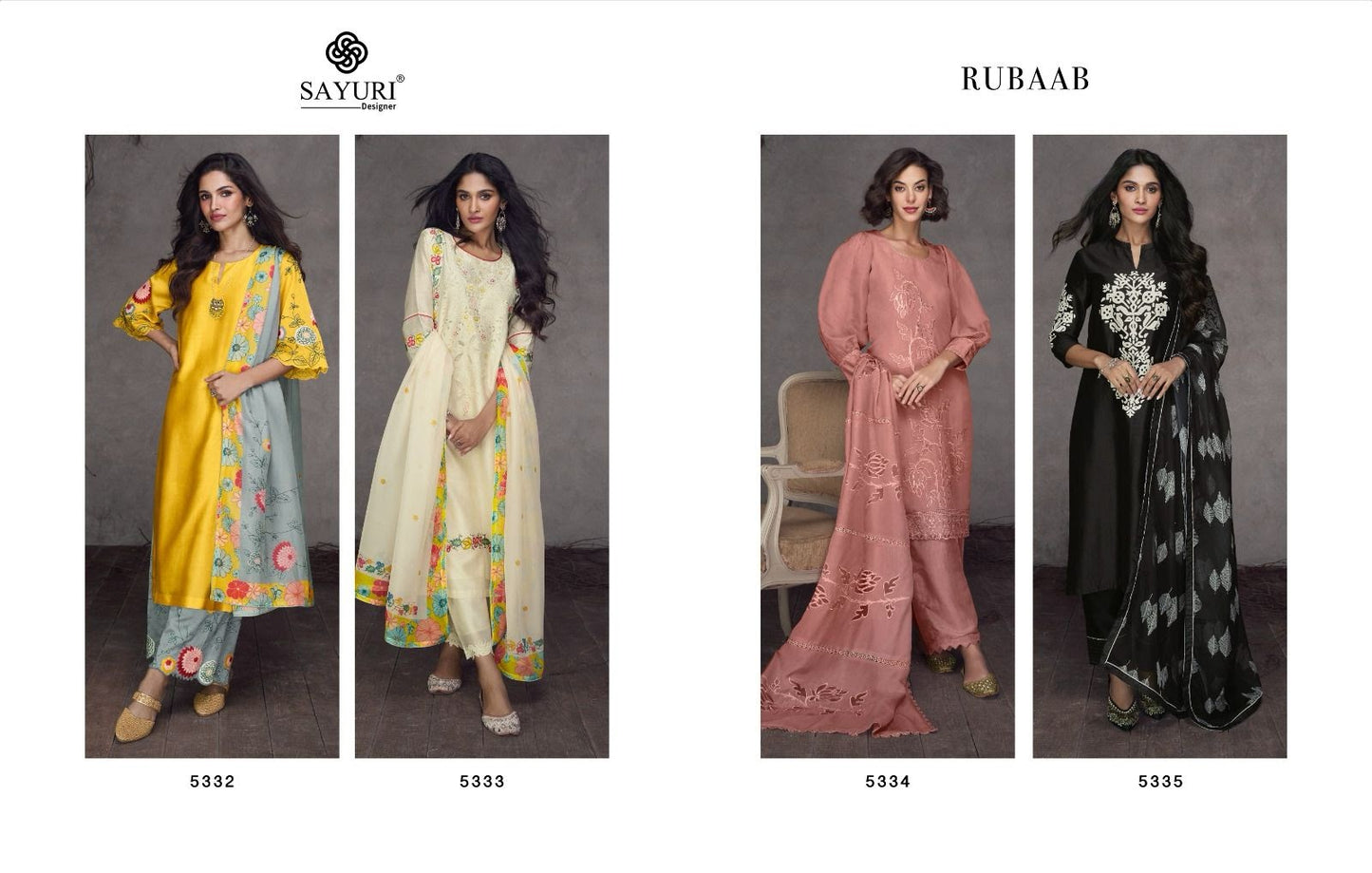 Rubaab Sayuri Silk Readymade Pant Style Suits