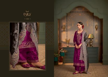 Rubaiyat Esta Sahiba Velvet Suits