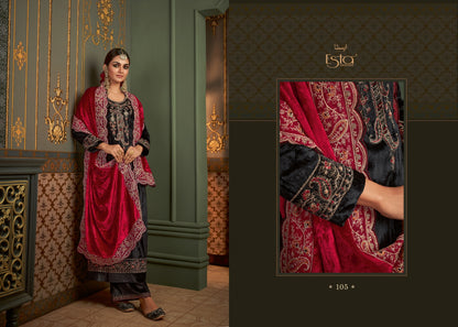 Rubaiyat Esta Sahiba Velvet Suits