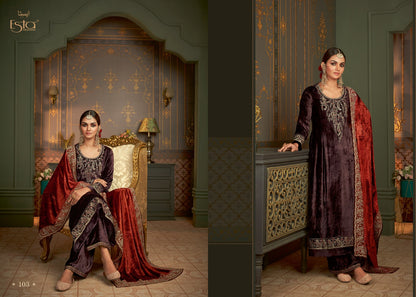 Rubaiyat Esta Sahiba Velvet Suits