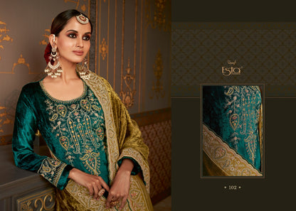 Rubaiyat Esta Sahiba Velvet Suits