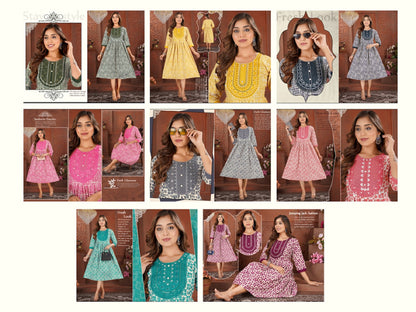 Ruby Hk Jaipuri Anarkali Kurtis