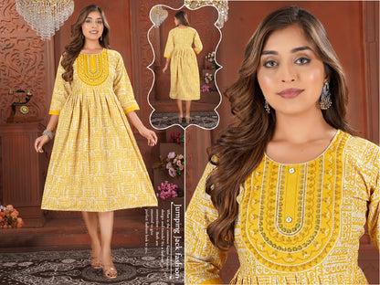 Ruby Hk Jaipuri Anarkali Kurtis