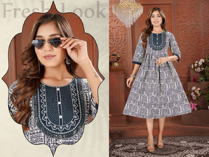 Ruby Hk Jaipuri Anarkali Kurtis