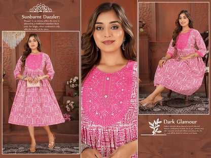 Ruby Hk Jaipuri Anarkali Kurtis