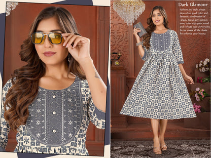 Ruby Hk Jaipuri Anarkali Kurtis