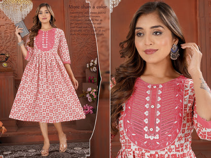 Ruby Hk Jaipuri Anarkali Kurtis