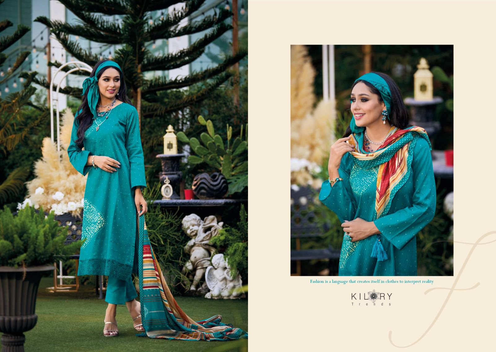 Ruby Kilory Jaam Cotton Pant Style Suits