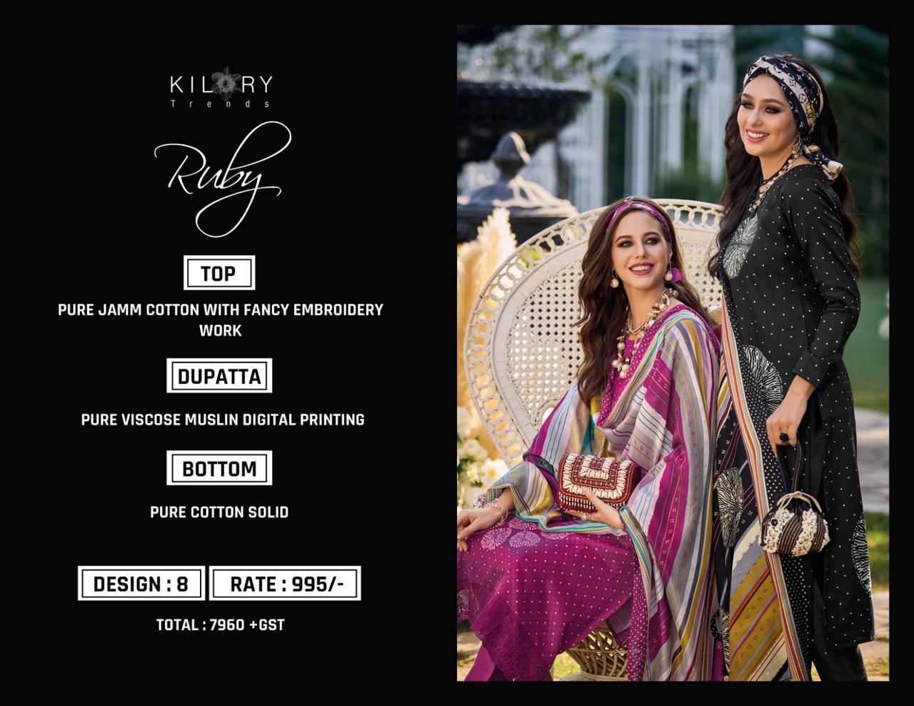 Ruby Kilory Jaam Cotton Pant Style Suits