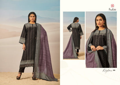 Rugline Sudriti Sahiba Twill Pashmina Suits