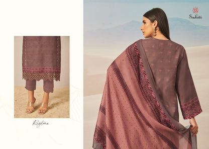Rugline Sudriti Sahiba Twill Pashmina Suits