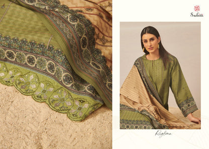 Rugline Sudriti Sahiba Twill Pashmina Suits