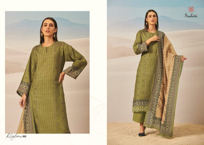 Rugline Sudriti Sahiba Twill Pashmina Suits